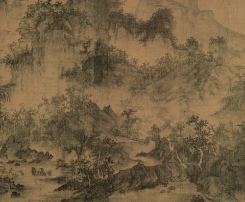 茂林远岫图李成辽宁省博物院藏