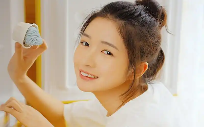 小清新美女俏皮写真高清电脑桌面壁纸