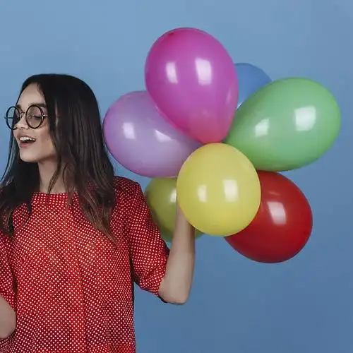 12 inch orange solid latex balloons premium quality for