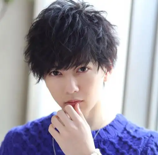 日系男士烫发发型