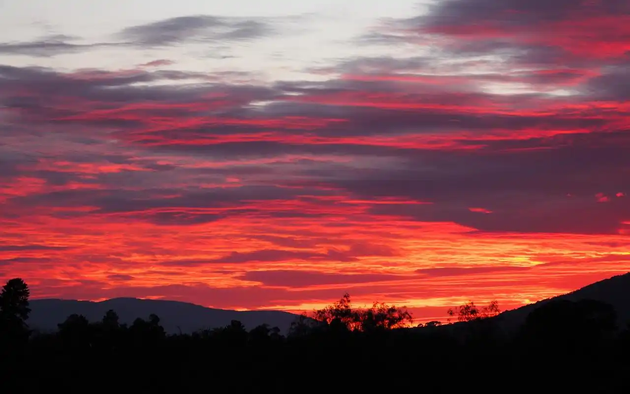 落日夕阳唯美风景图片桌面壁纸