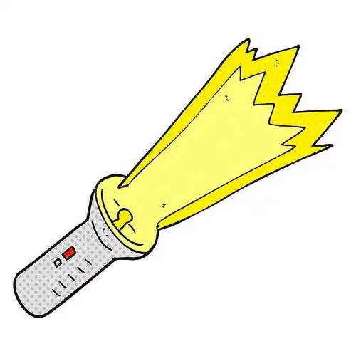 卡通_手电筒_高清图片_全景视觉