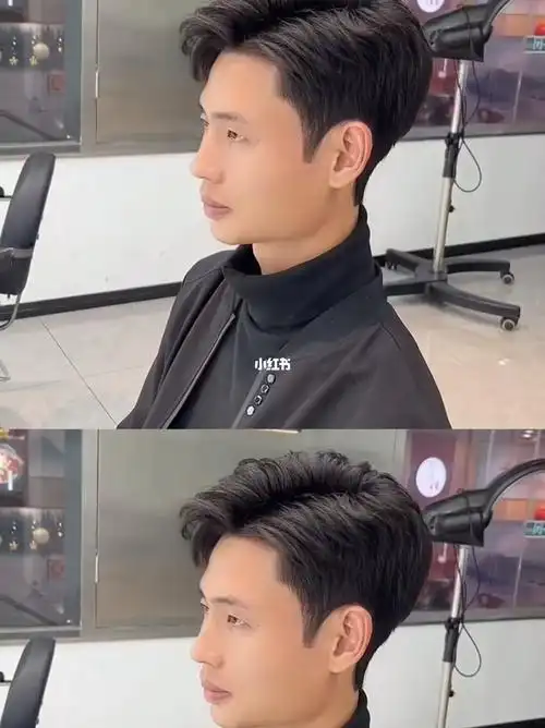 男生超帅纹理三七分阳光帅气有型