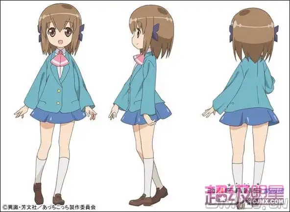 动漫人物侧身图