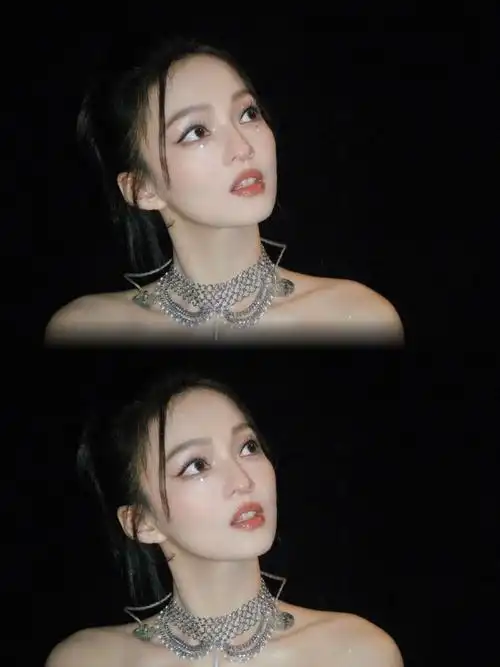 张韶涵泪钻##张韶涵花苞裙公主造型