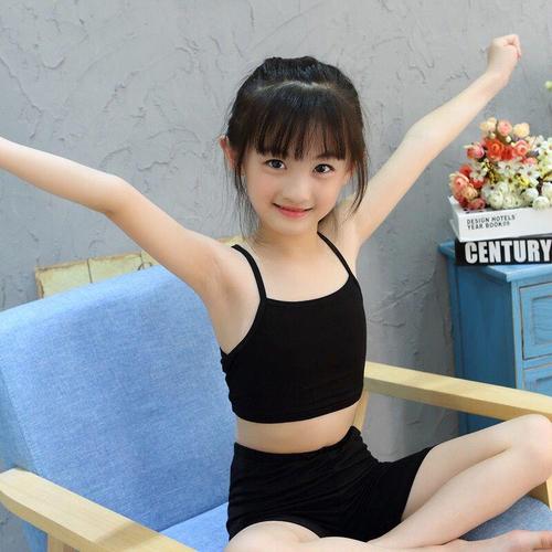 女童发育期小背心9-12岁学生儿童女大童吊带女孩15夏薄款十岁内衣