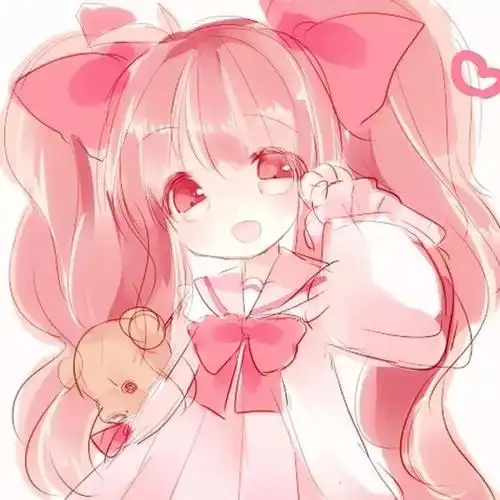 有没有可爱软萌偏粉的动漫头像要偏粉色系的简约的符合以上条件动漫