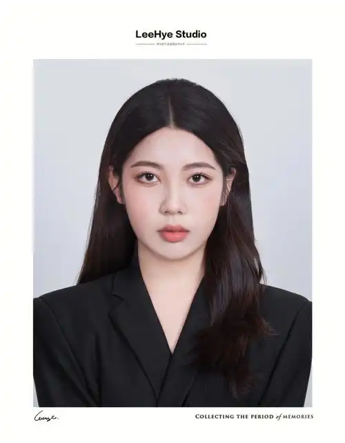 绝绝子的韩式证件照