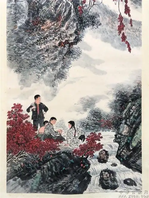 魏紫熙人物山水作品