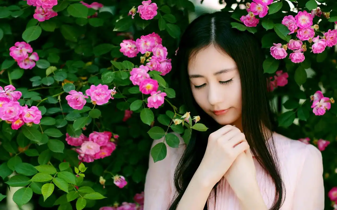 日系清纯可爱美女高清唯美小清新写真高清大图预览1920x1080_美女壁纸