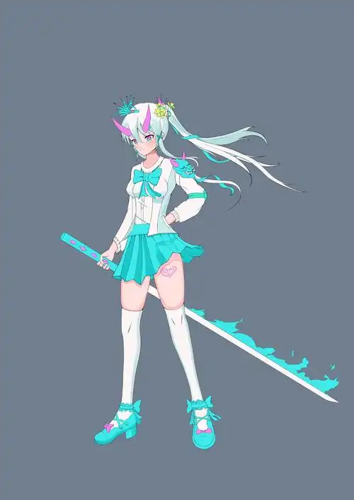 鬼娘#2k#竖图热门标签动漫头像pixiv动漫壁纸头像女p站二次元原神动漫