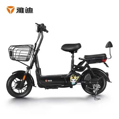 雅迪小王子kt版电池可提铅酸48v电动车踏板电瓶车亲子代步电动自行车