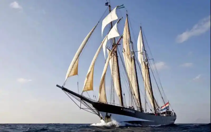 体验生活之驾驶高三桅横帆船荷兰东斯海尔德号schooner oosterschelde