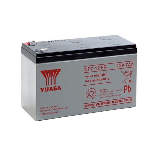 yuasa汤浅蓄电池np7-12fr 12v7ah电梯消防应急np7-12内置电池ups