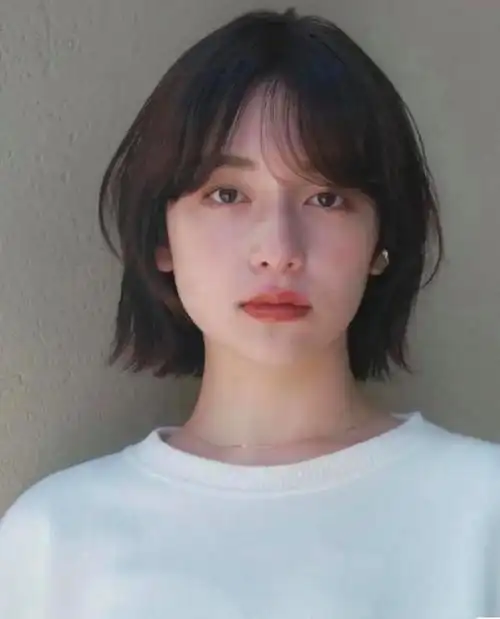 清爽盐系短发|短发_新浪新闻