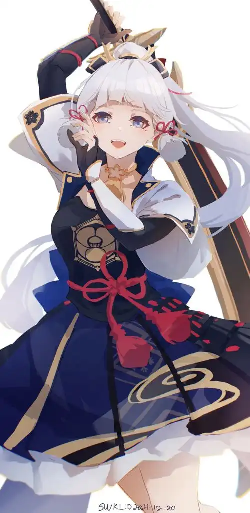 神里绫华高清竖屏壁纸