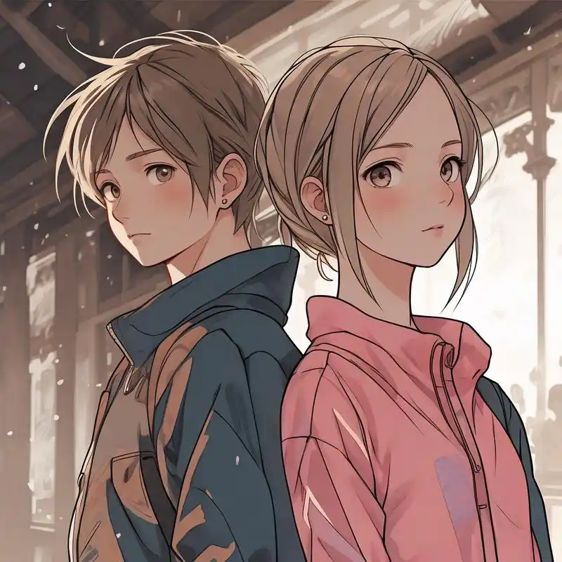 动漫风姐弟头像91