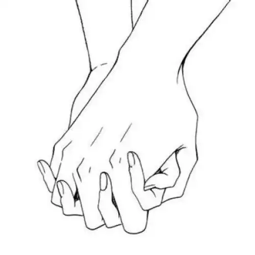 好看的十指紧扣头像