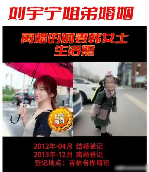 刘宇宁前妻选择在年轻时离婚其实是正确的选择,从照片上看,她是很漂亮