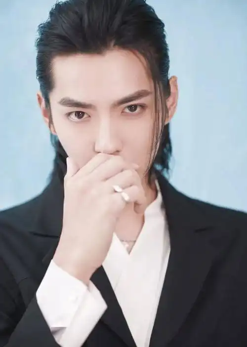 从短发背头,到中长发背头,再到长发扎小辫子的英伦背头,随着头发长度