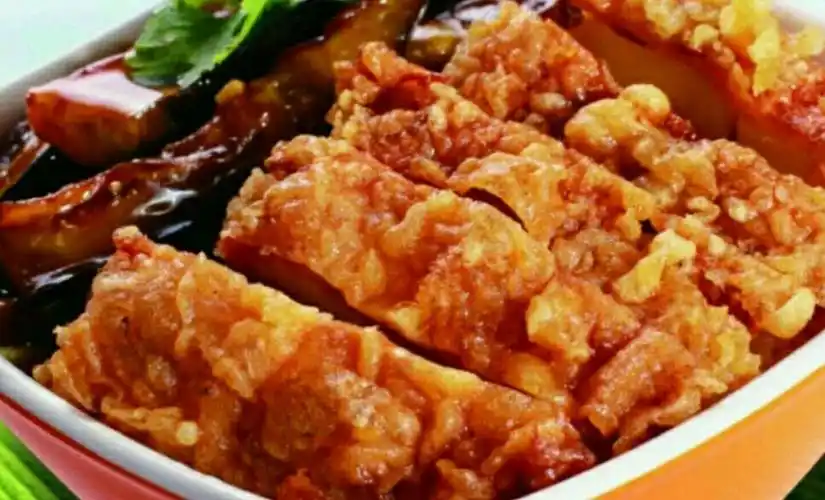 米哥家脆皮鸡拌饭