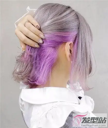 短发怎么染好看气质挑染张扬时尚