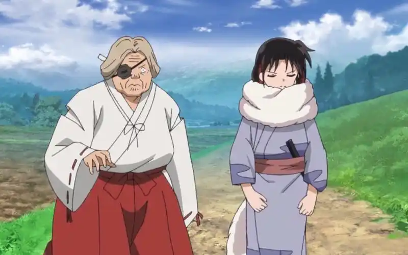 半妖的夜叉姬第二十集自己是半妖刹那远离了人类村子