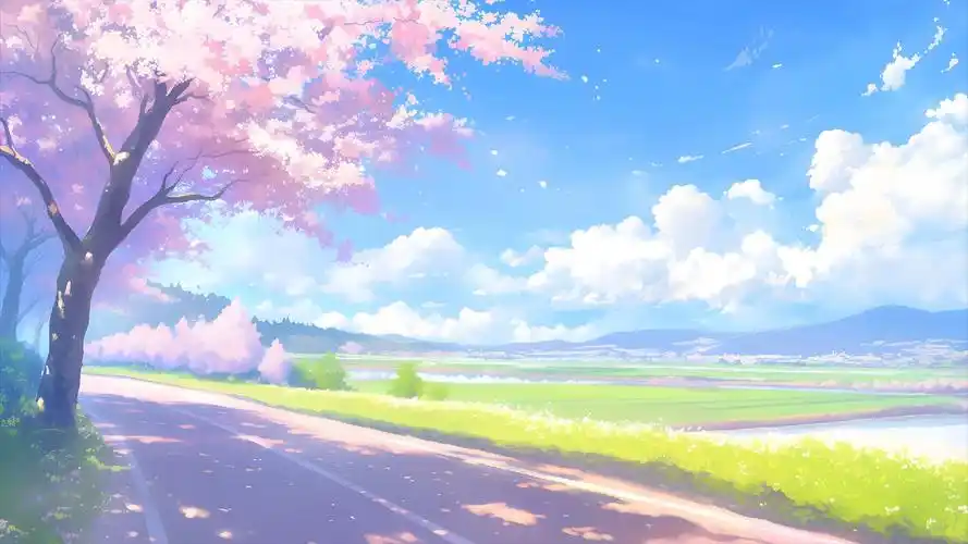 【在路上 春】 midjourney可商用壁纸合集