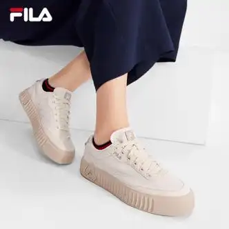 斐乐fila女鞋gear1s复古帆布鞋2024秋饼干鞋休闲运动鞋白棉花糖mm36