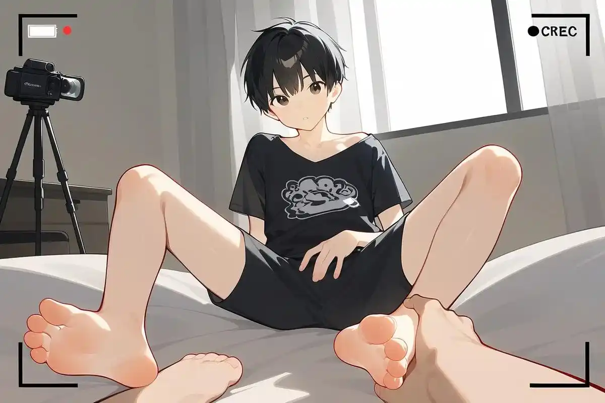 四根脚趾星人.#小正太 #动漫正太 #二次元男孩子  #动漫 - 抖音