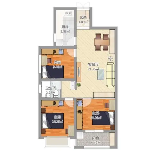 两房如何改三房?