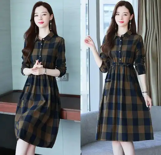 京东商城2022女装新款三十多岁女人穿的气质时尚连衣裙女士冬天裙