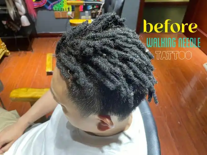 两款打理后的短脏辫