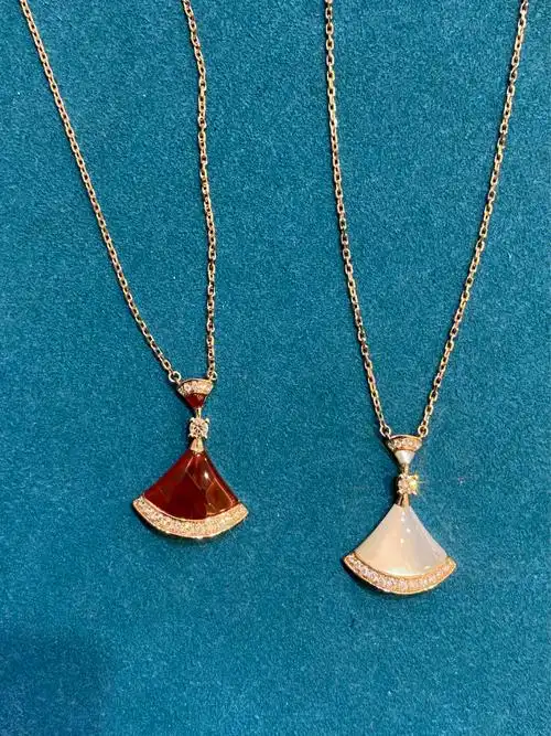 bvlgari宝格丽扇子项链