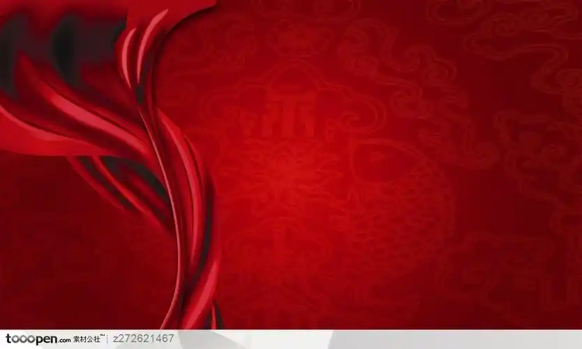 吉祥底纹与红飘带 - 堆糖,美图壁纸兴趣社区