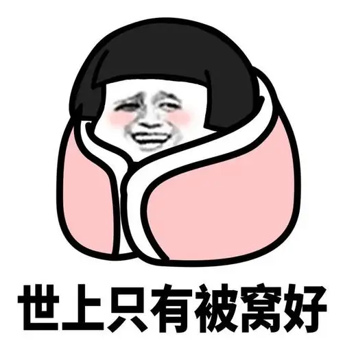 幽默搞笑表情包鼓足勇气出被窝寒气逼人回被窝