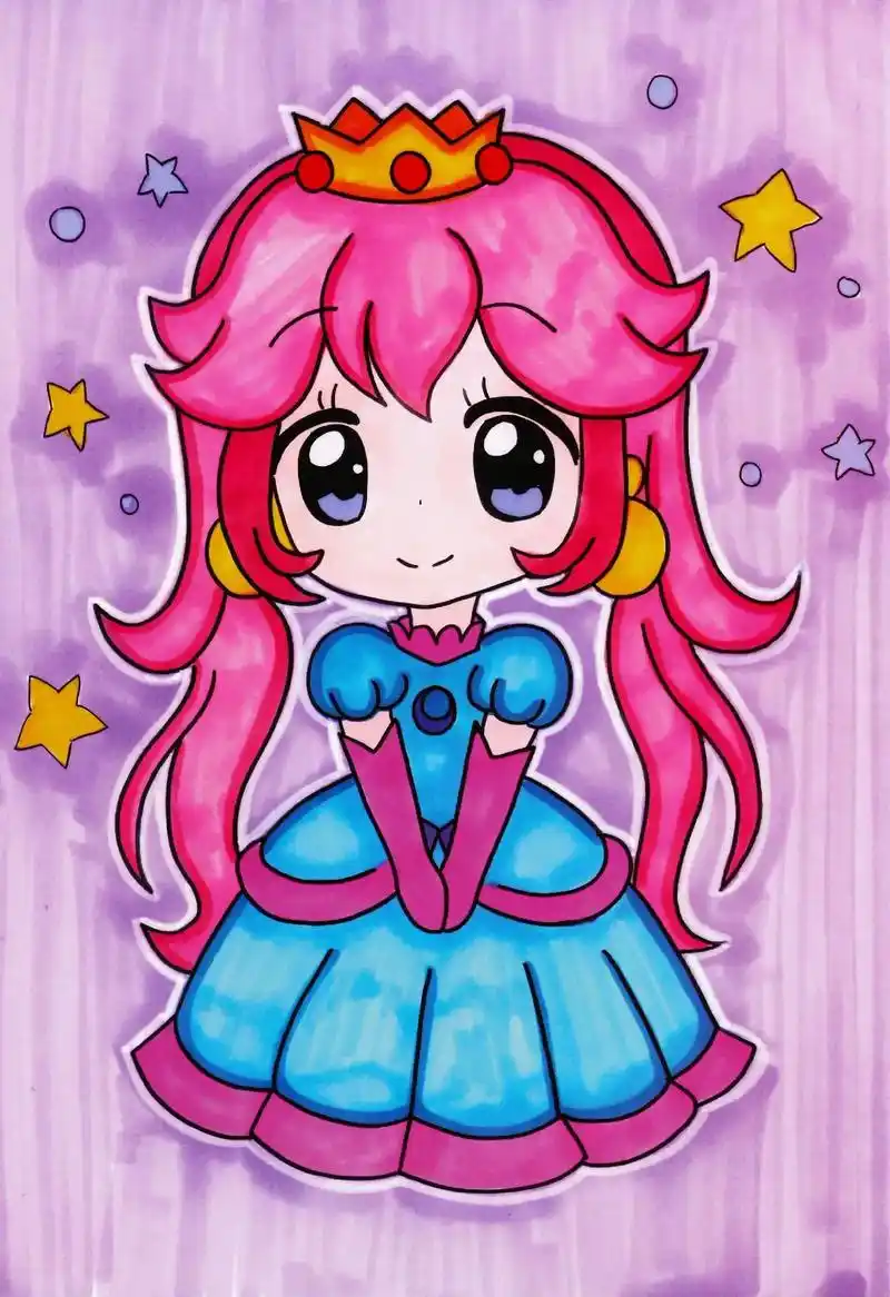 儿童画#迪士尼公主简笔画 #漫画女孩 #卡通人物 - 抖音