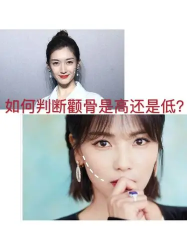 如何判断颧骨是高还是低?