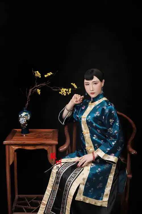 清末民国少奶奶服装秀禾古装中式传统大家闺秀小姐民族服装