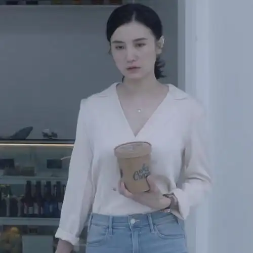 小舍舍得南俪宋佳同款衣服香槟色缎面衬衫翻领衬衫