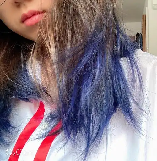 晚上刚漂完的样子,中间6,7度过度的地方在室内蓝色并不明显,8度的地方