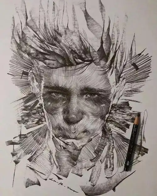 k绘画作品|勾勒|素描作品|艺术作品_网易订阅