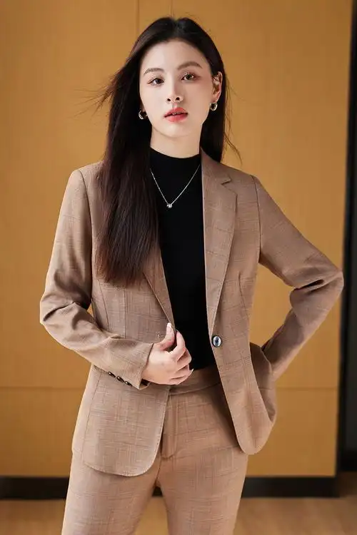 2022年西装外套女士秋季百搭休闲气质职业西服西装