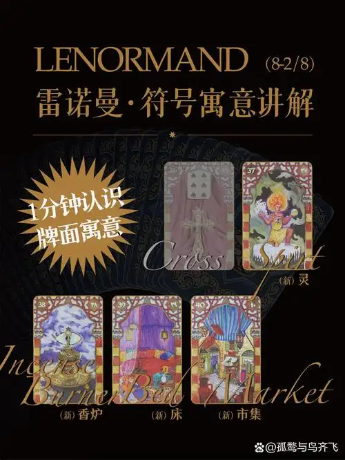 雷诺曼牌意速查,看懂96牌面寓意(08/08)