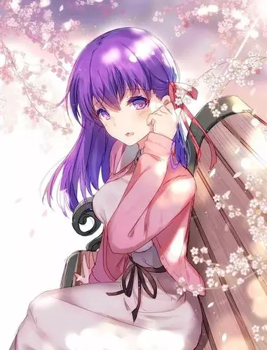 头像壁纸fate紫发间桐樱