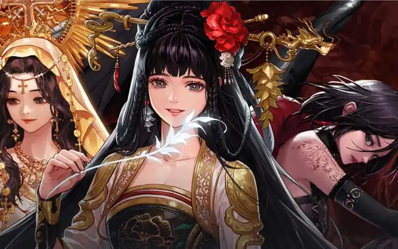 活动作品女圣职者三觉站街动作buff立绘正式服三觉效果展示