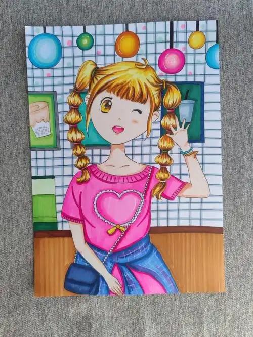 卡通动漫绘画步骤