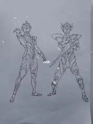 儿童画_奥特曼_文化_绘画泽塔奥特曼_影视_电视(图文)黑田笔下的泽塔