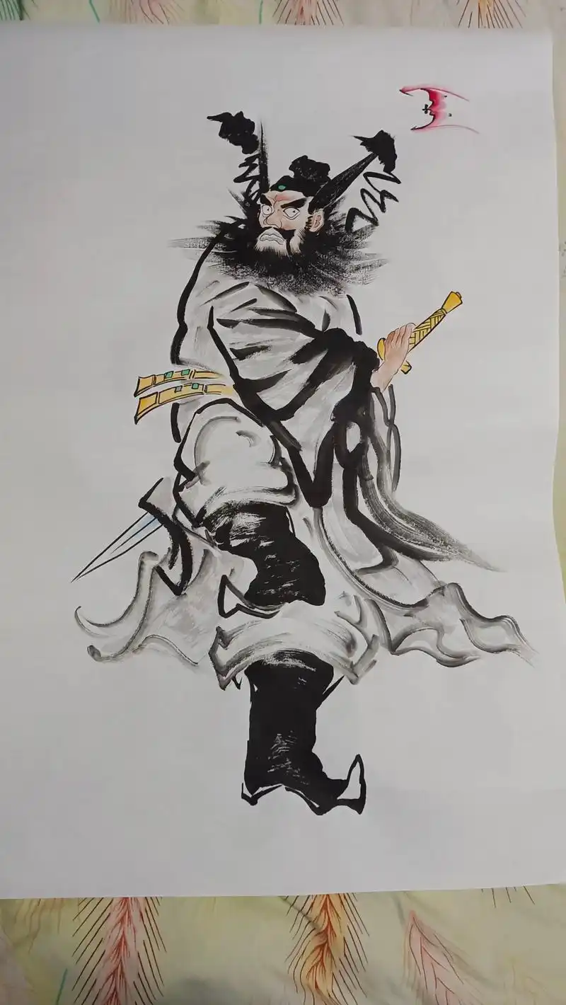 钟馗伏魔图.#我的抖音生活日记 - 抖音