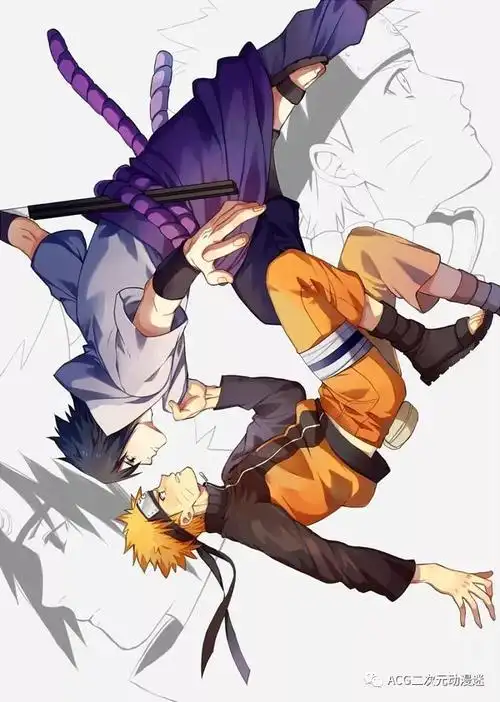 壁纸7878宇智波佐助,漩涡鸣人(火影忍者)@519期